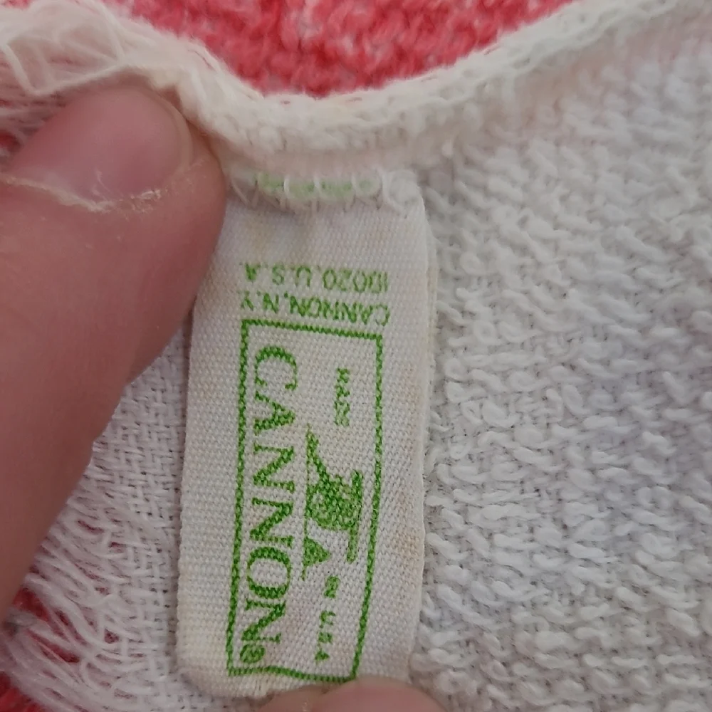 HTF Vintage Cannon Confederate Battle Flag Beach Towel Rare